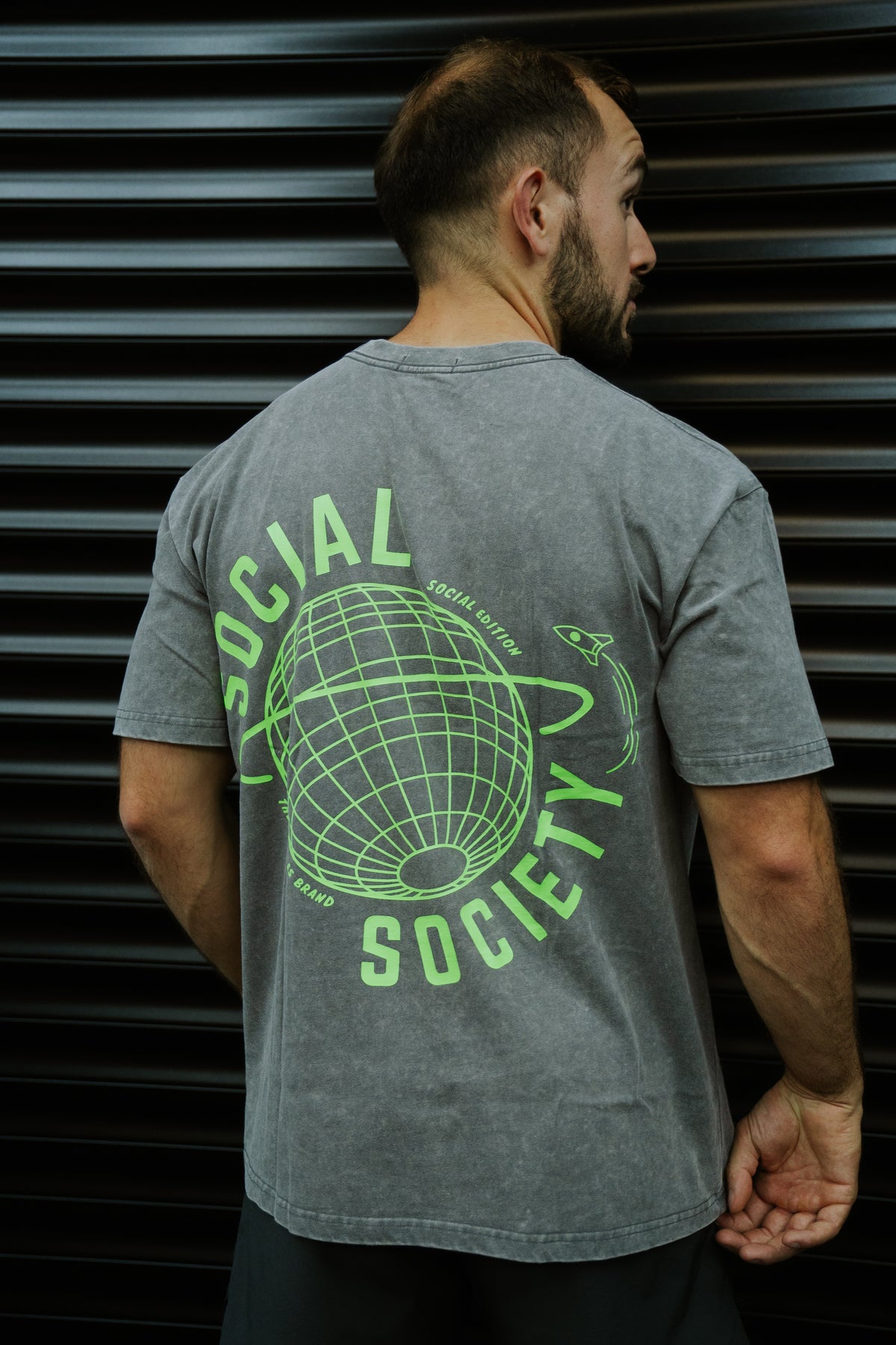 Oversized T-shirt - Charcoal