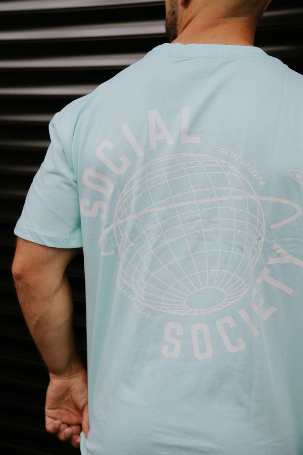 Oversized T-shirt - Pale blue