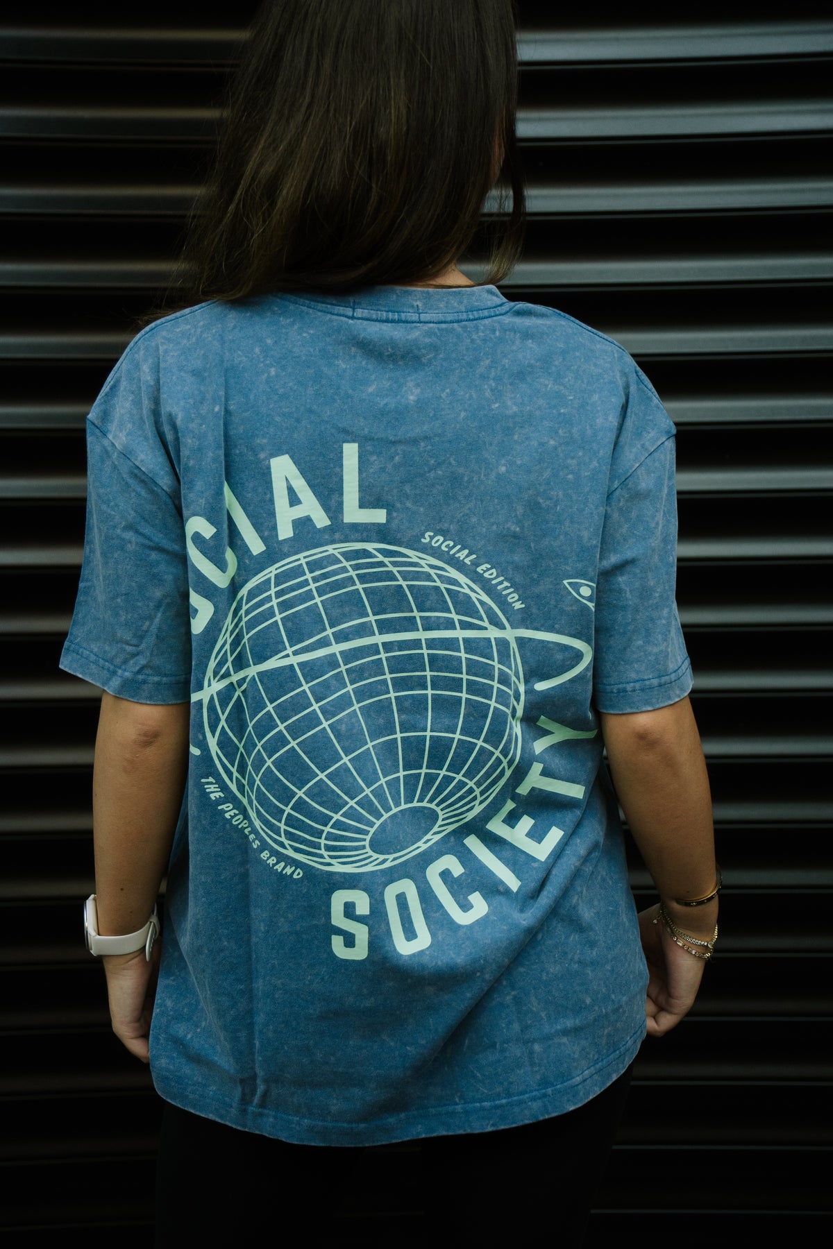 Oversized T-shirt - Dark blue