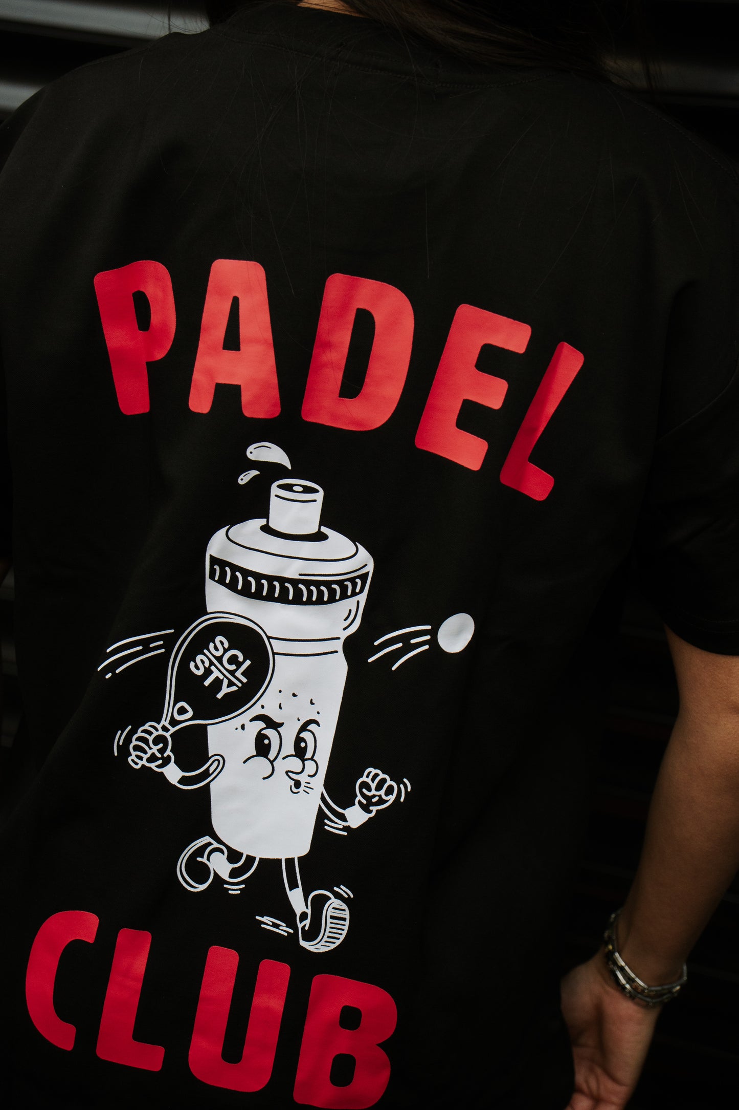 Padel club Tshirt - Black