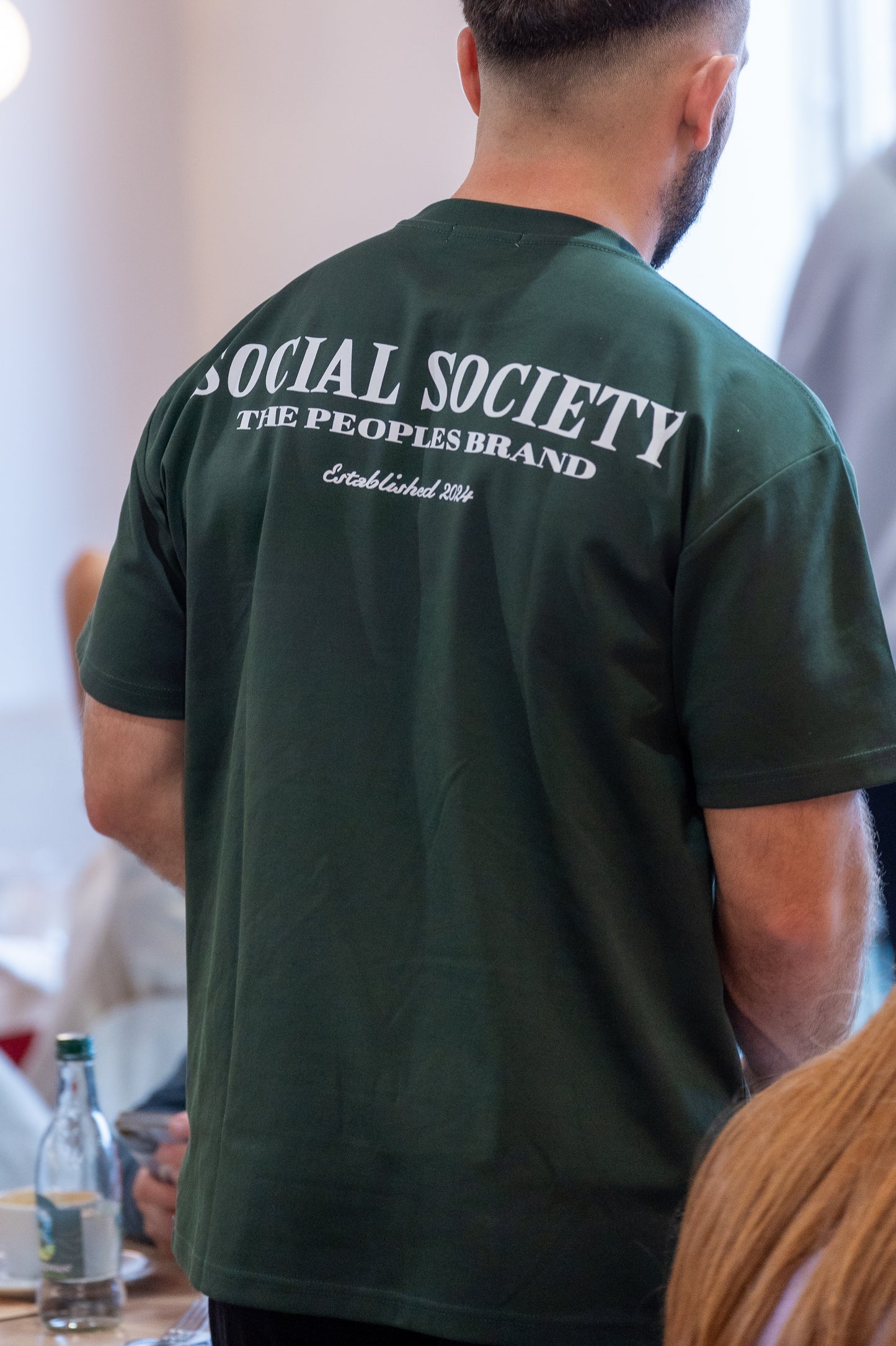 Oversized T-shirts - Forest Green