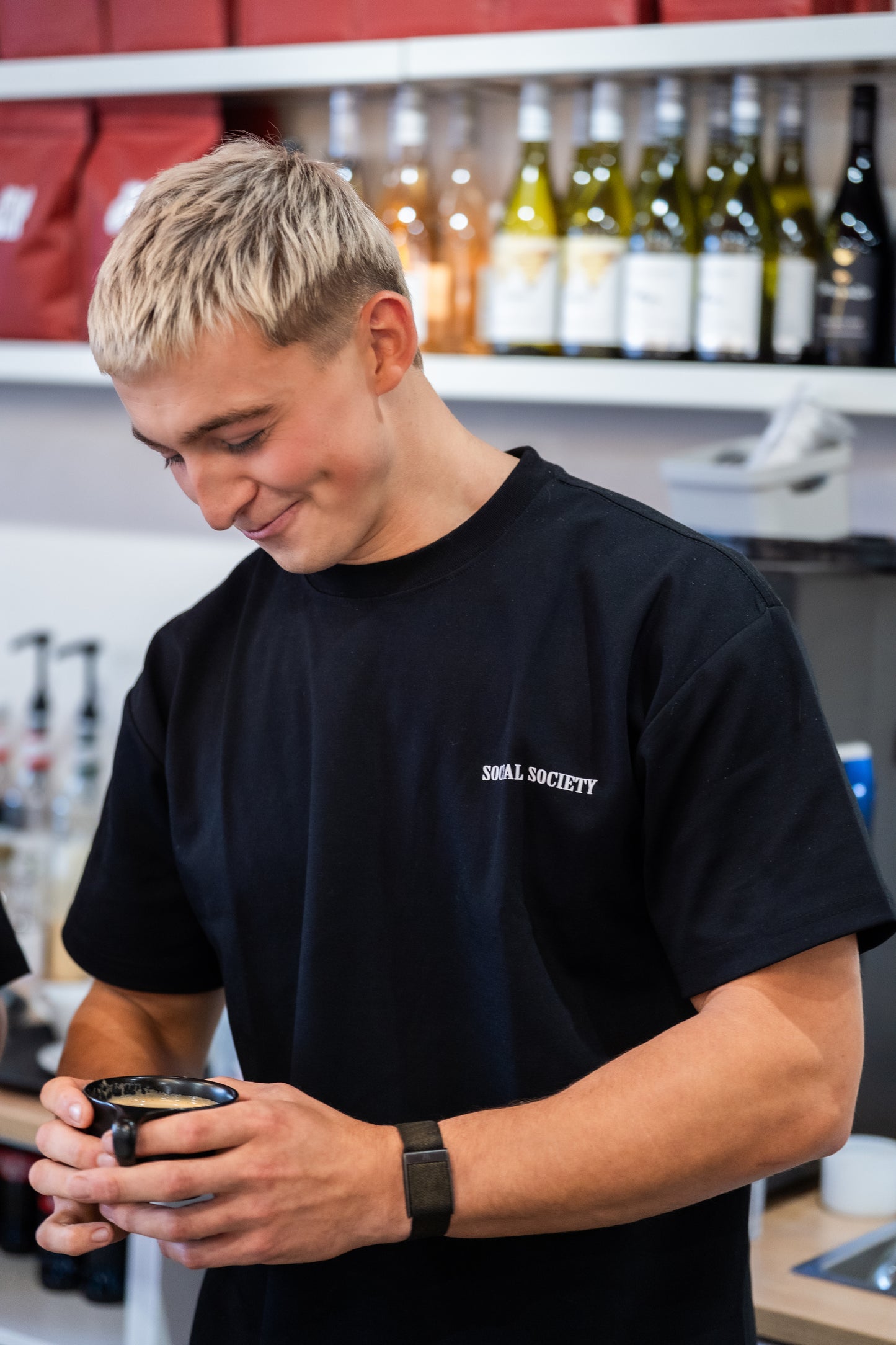 Oversized T-shirts - black