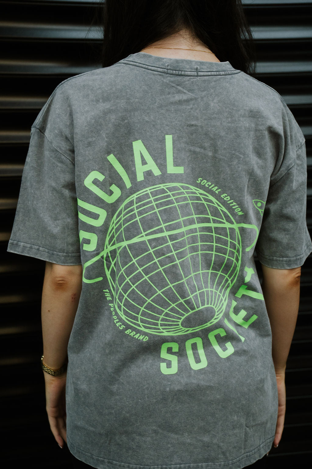 Oversized T-shirt - Charcoal