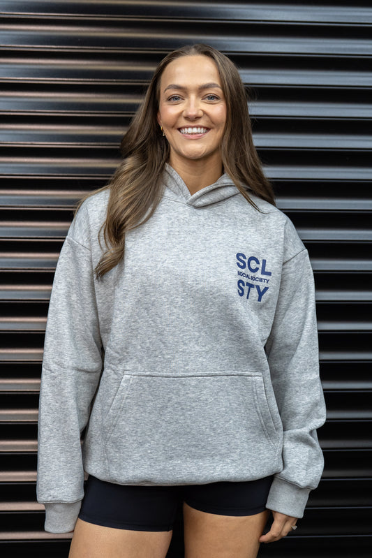 Hoodie - Marl Grey