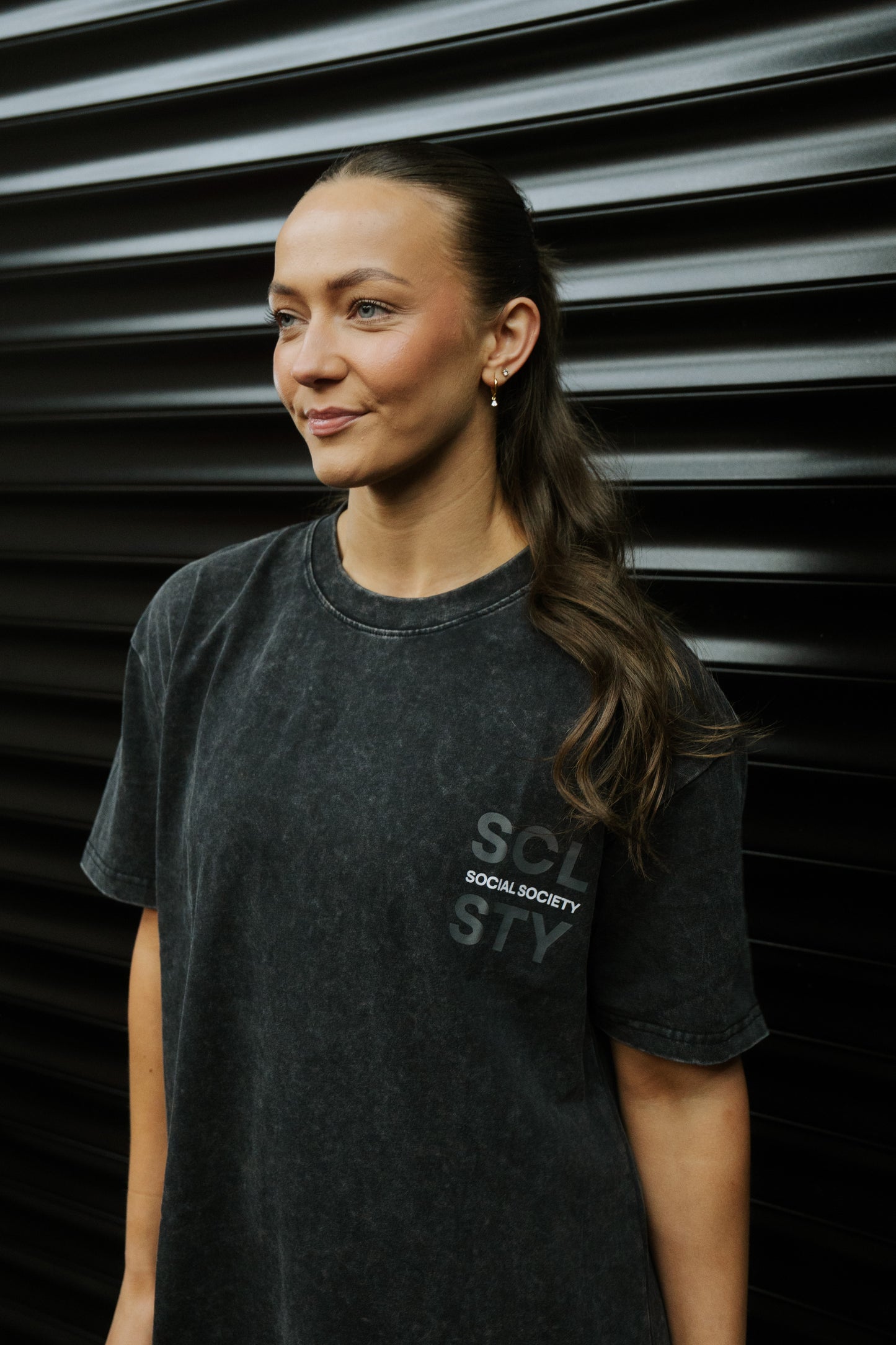 Black + Red Logo Tshirt