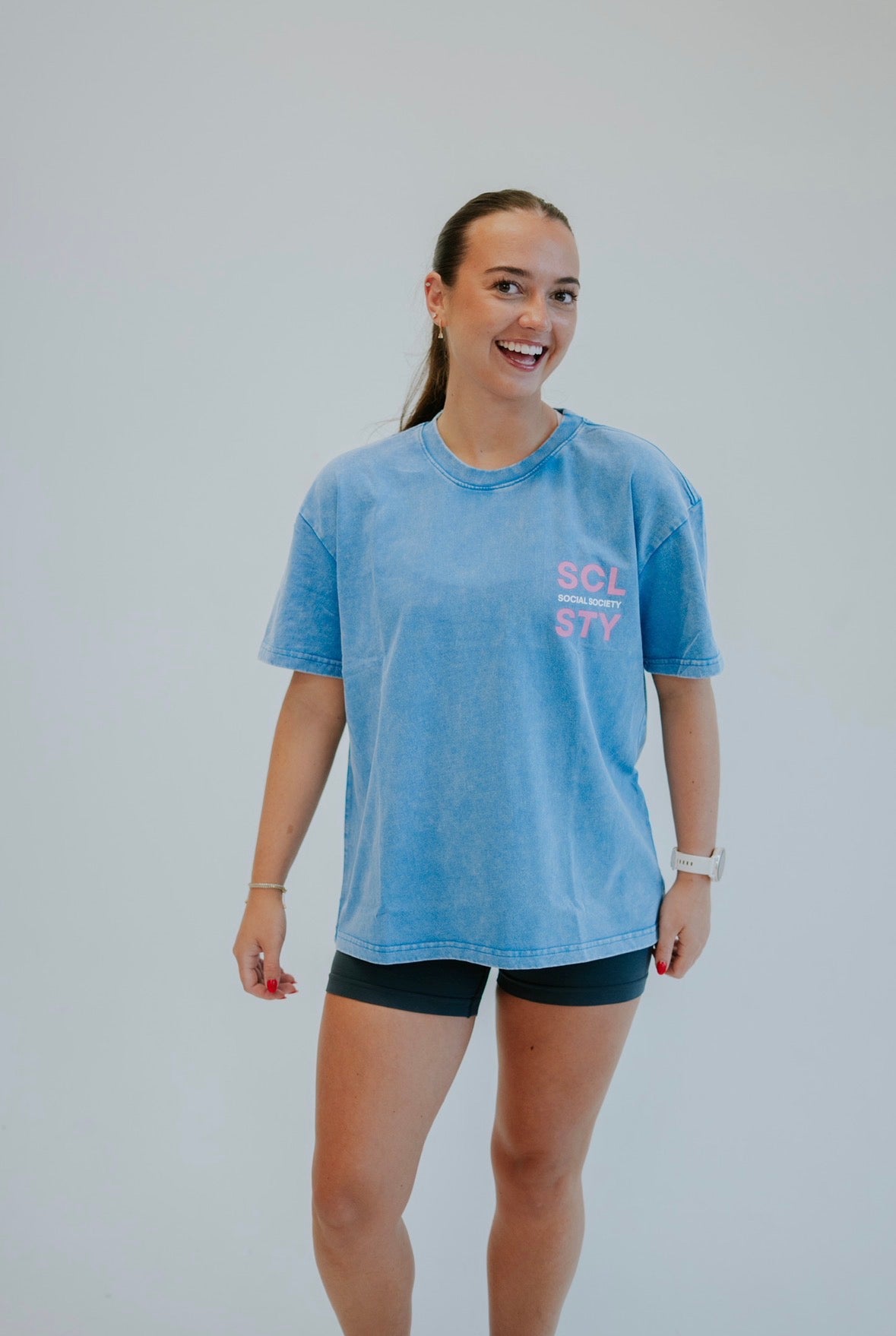 Oversized T-shirt - Royal blue