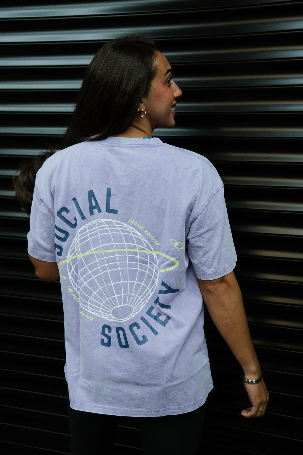 Oversized T-shirt - Violet