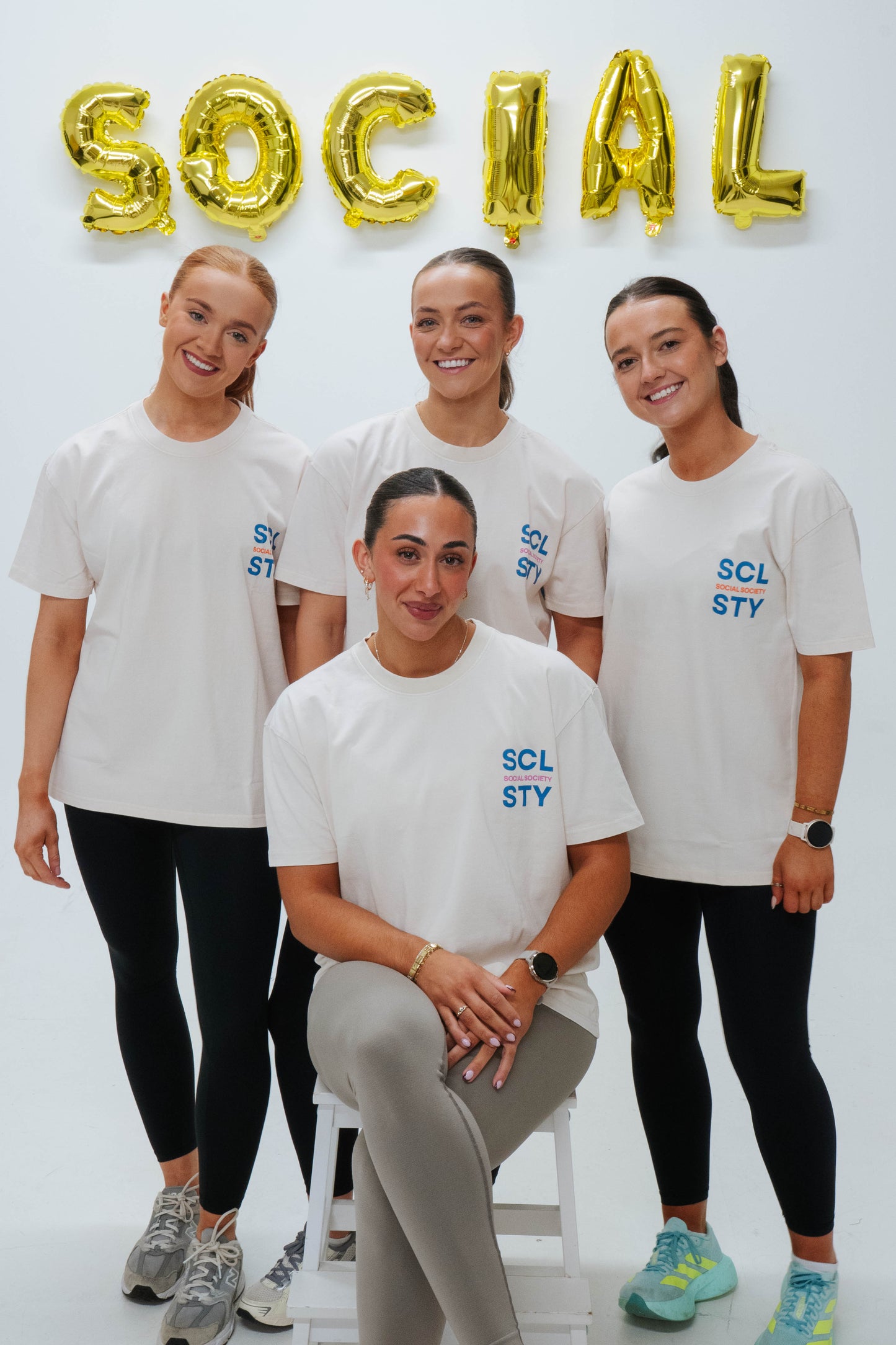 Stonewash T-shirt - off white + orange