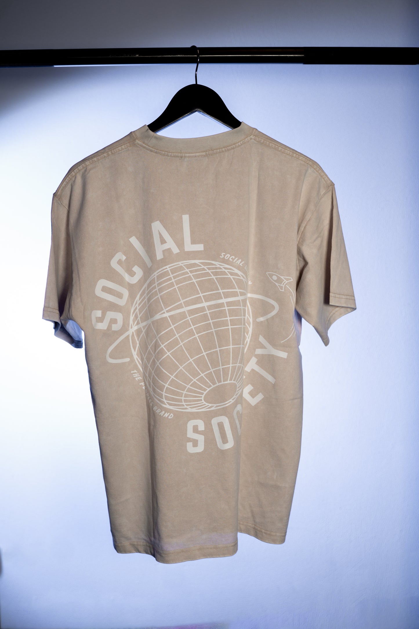 Oversized Beige T-Shirt - Social Edition