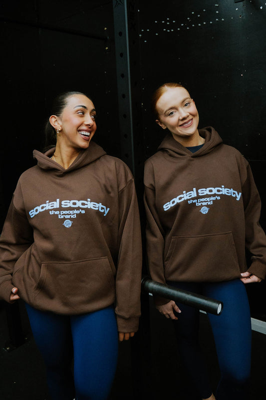 People’s brand hoodie - Brown