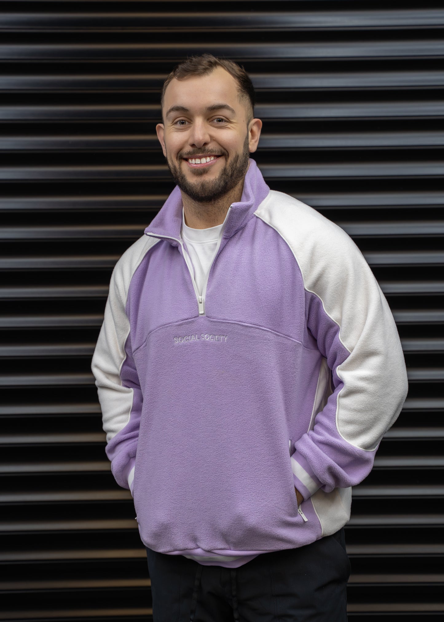 1/4 Zip Fleece - Violet