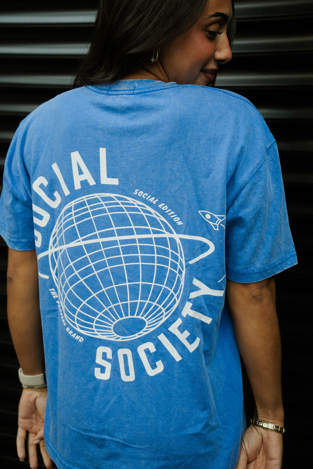 Oversized T-shirt - Royal blue