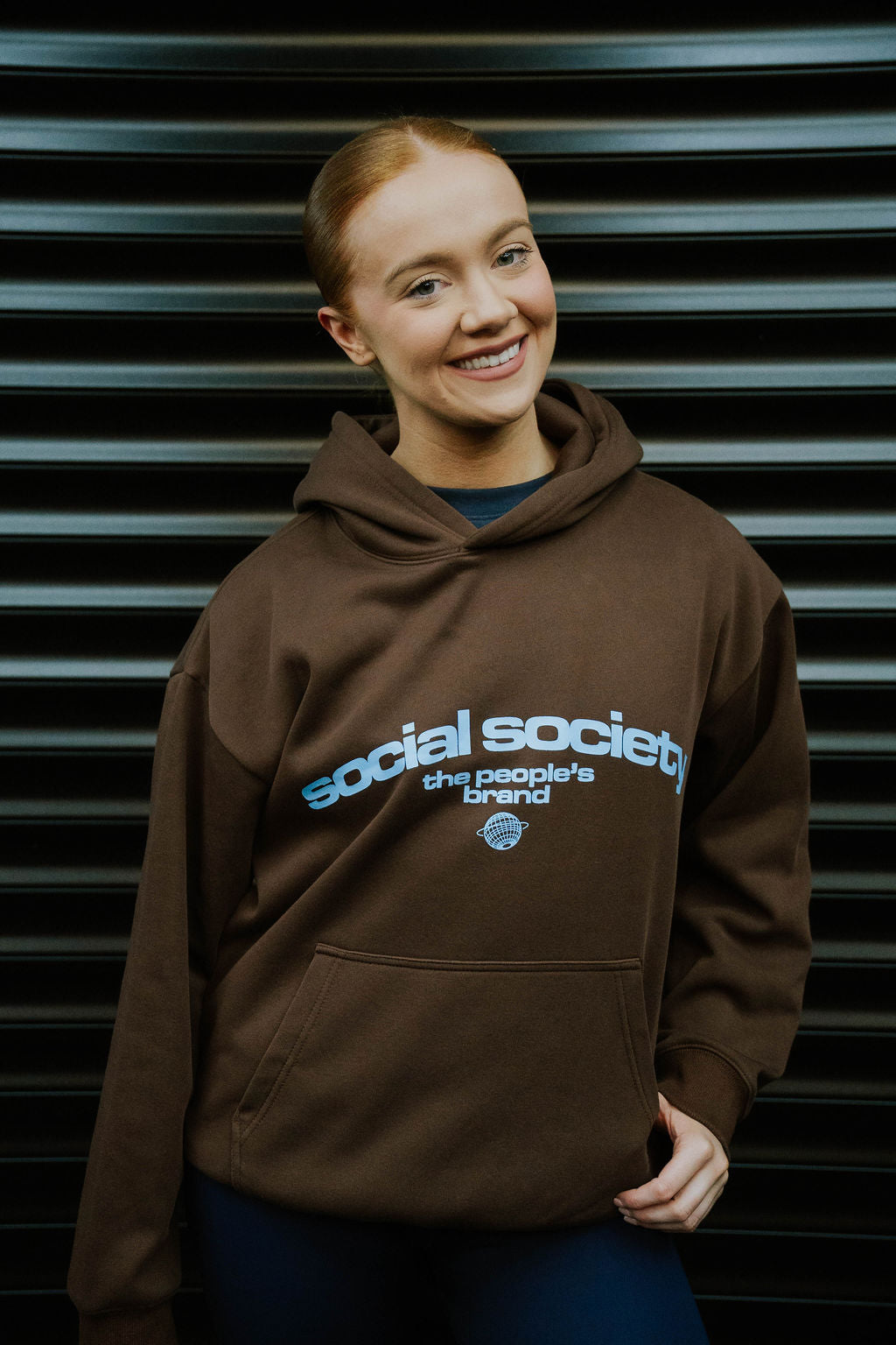 People’s brand hoodie - Brown