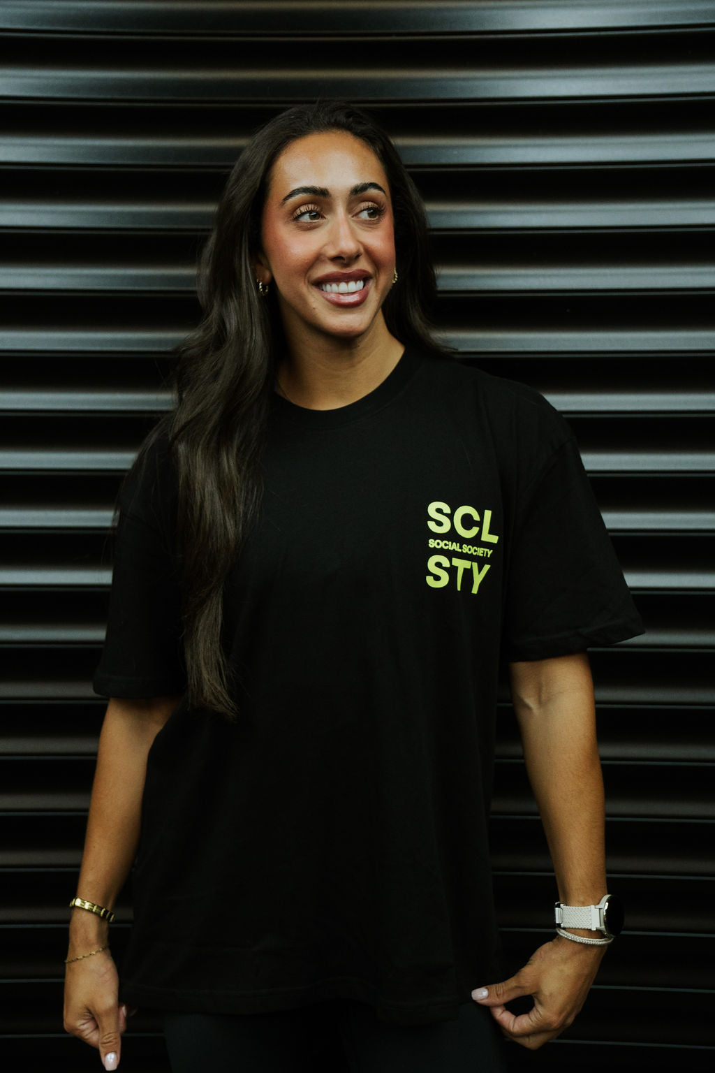 Oversized T-shirt - black