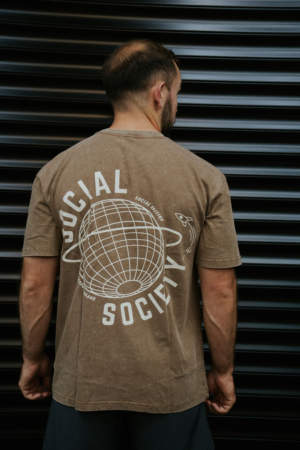 Oversized T-shirt - mocha