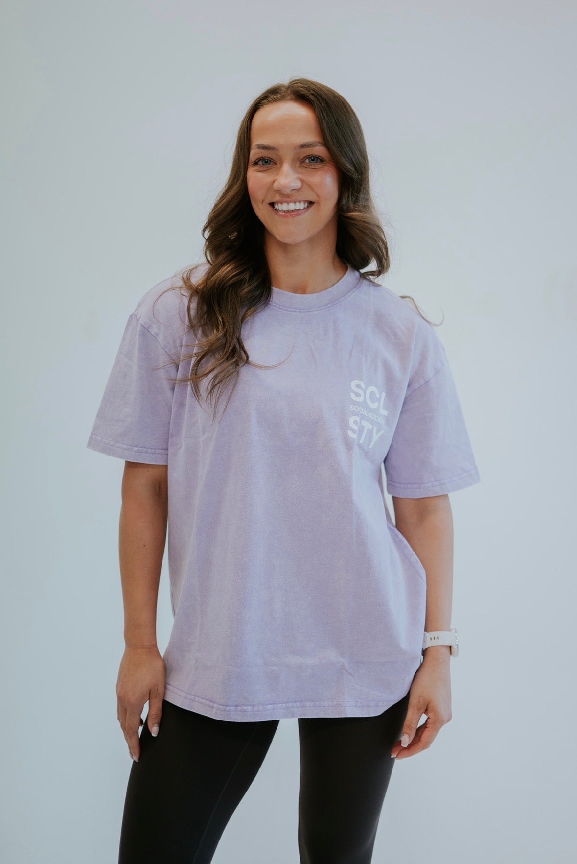 Oversized T-shirt - Violet