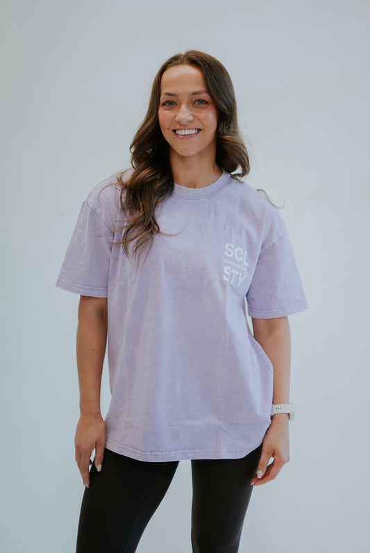 Oversized T-shirt - Violet