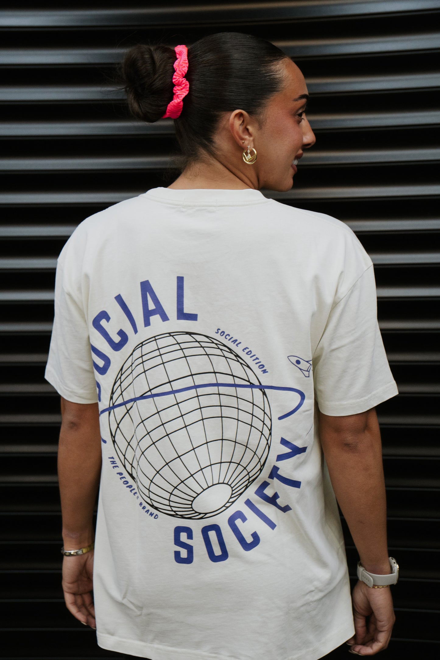 Off white + Purple - Tshirt