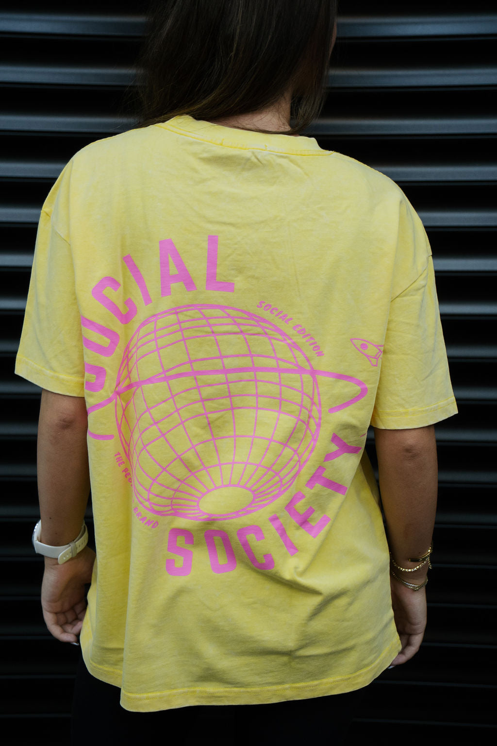 Oversized T-shirt - Yellow