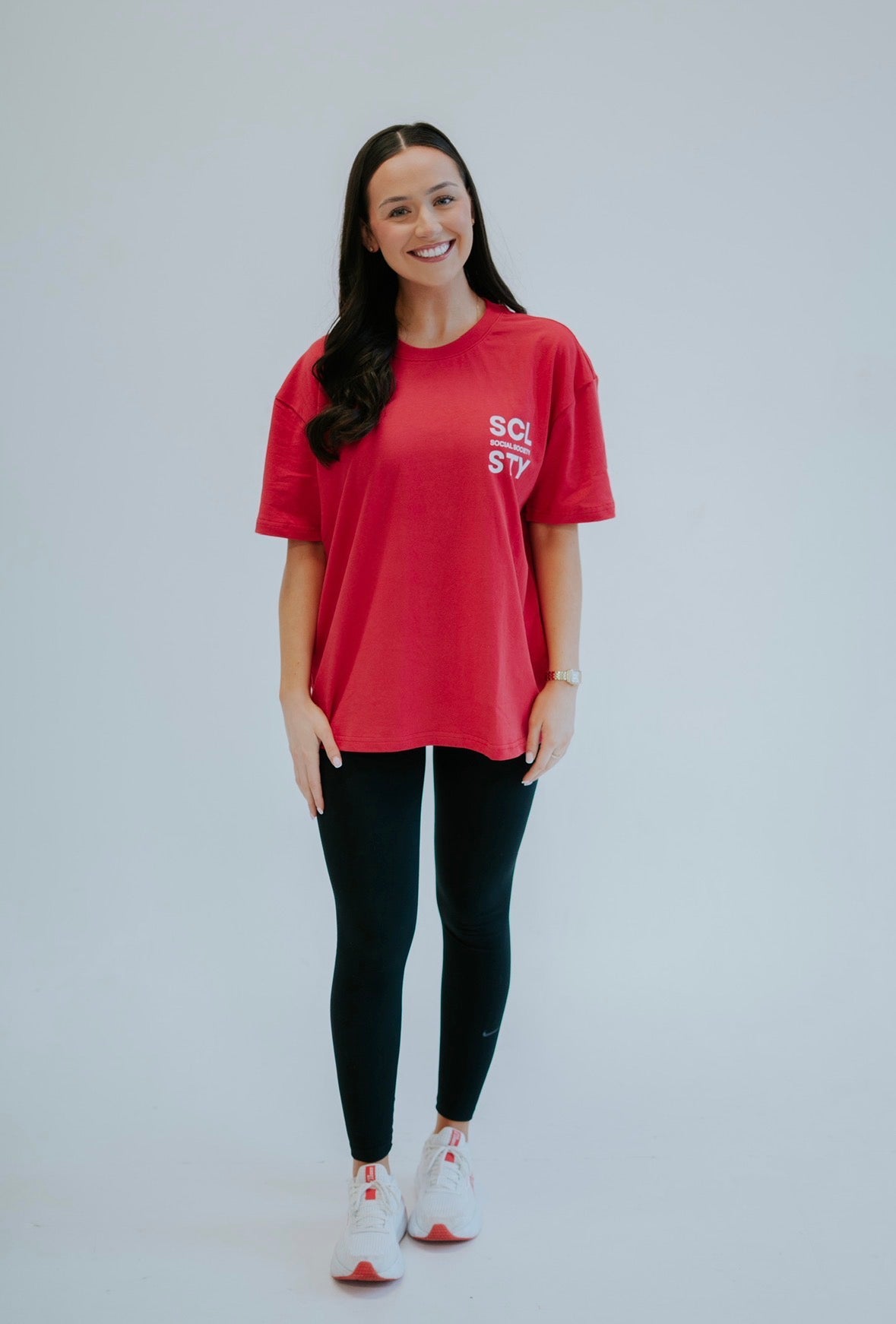 Oversized T-shirt - Red