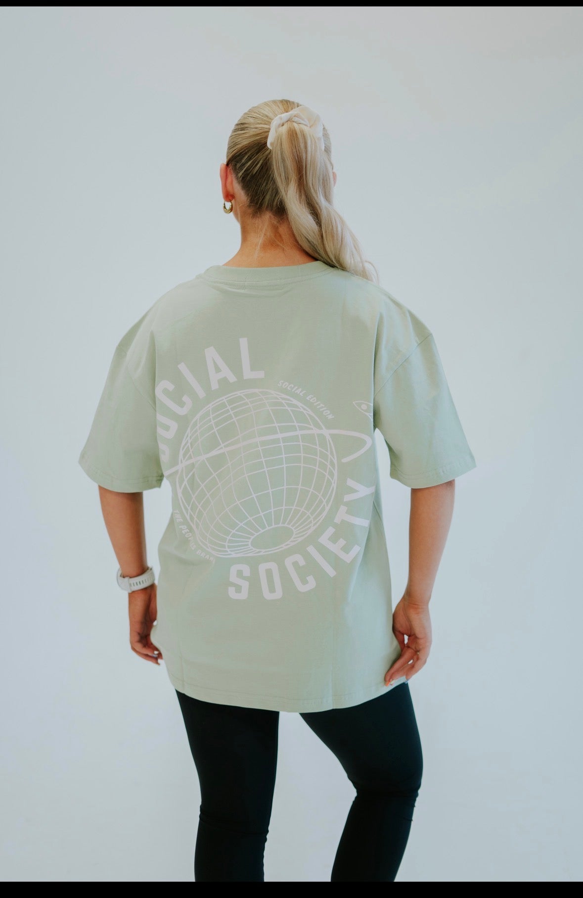 Oversized T-shirt - Mint Green
