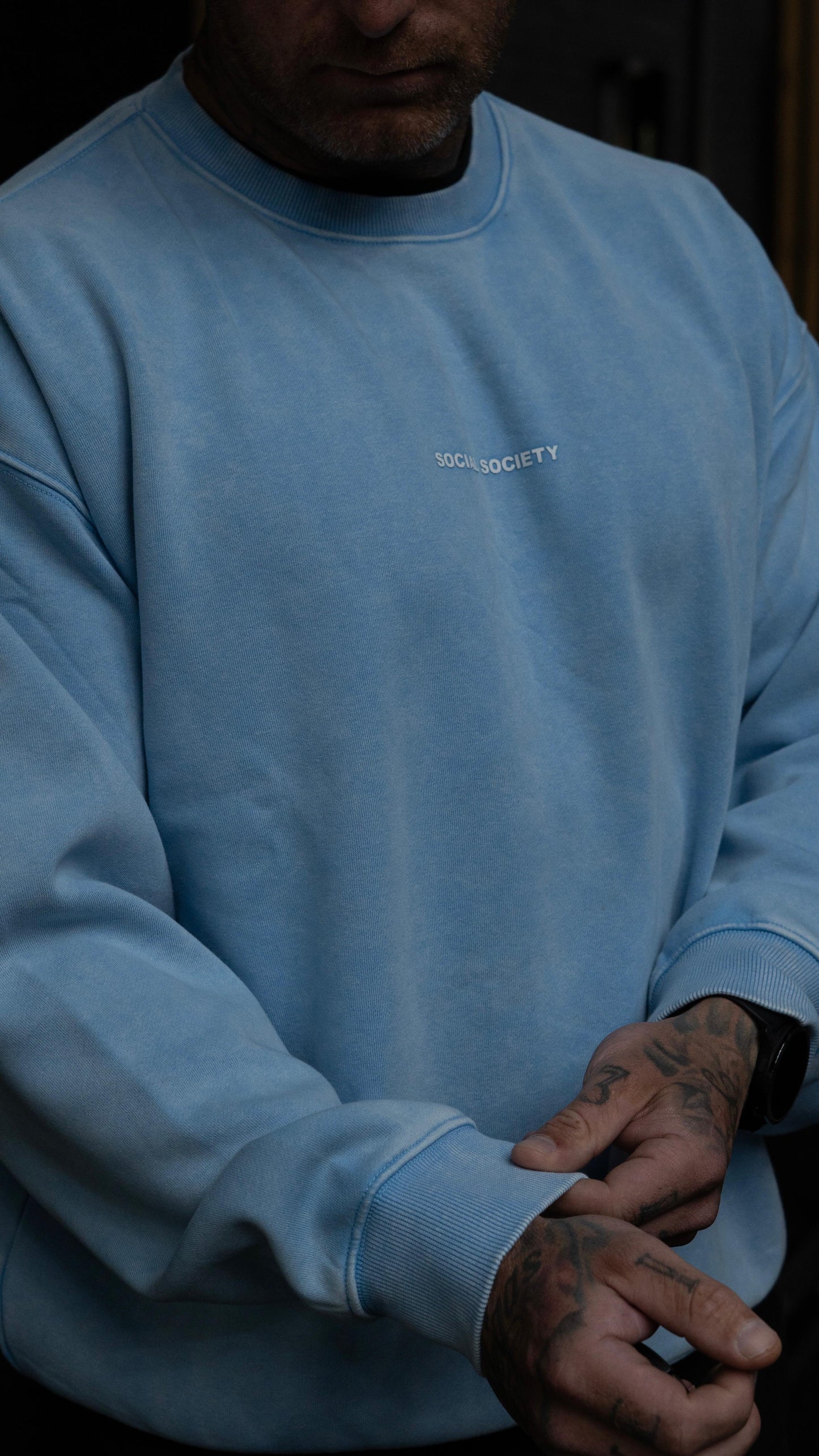 Heavyweight Jumper - Pale Blue
