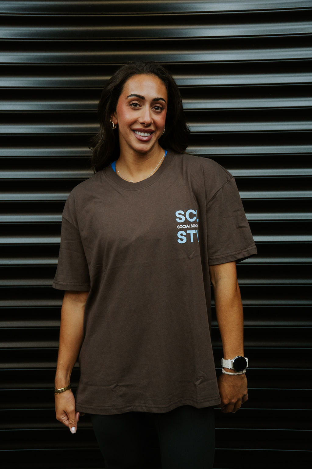 Oversized T-shirt - Mocha