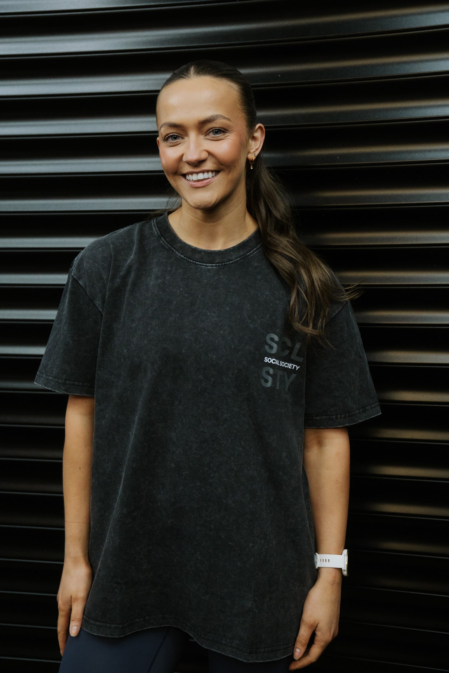 Black + Red Logo Tshirt