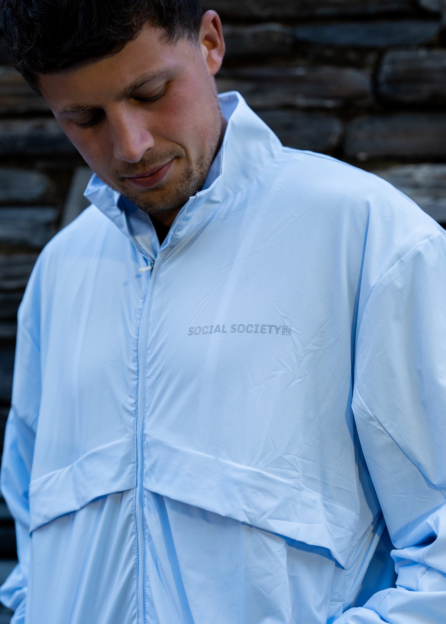 Windbreaker - Pale blue