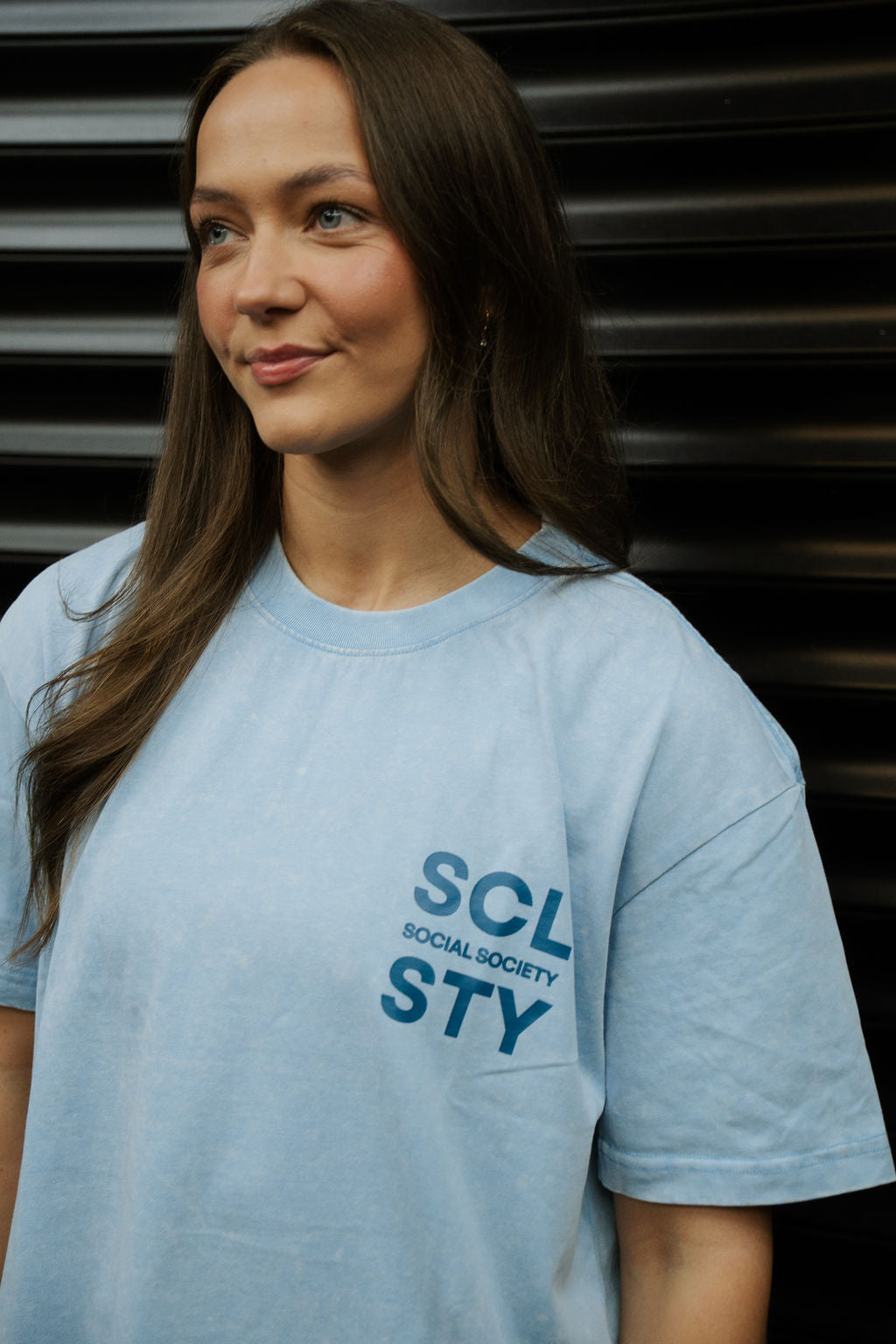 Oversized T-shirt - Blue