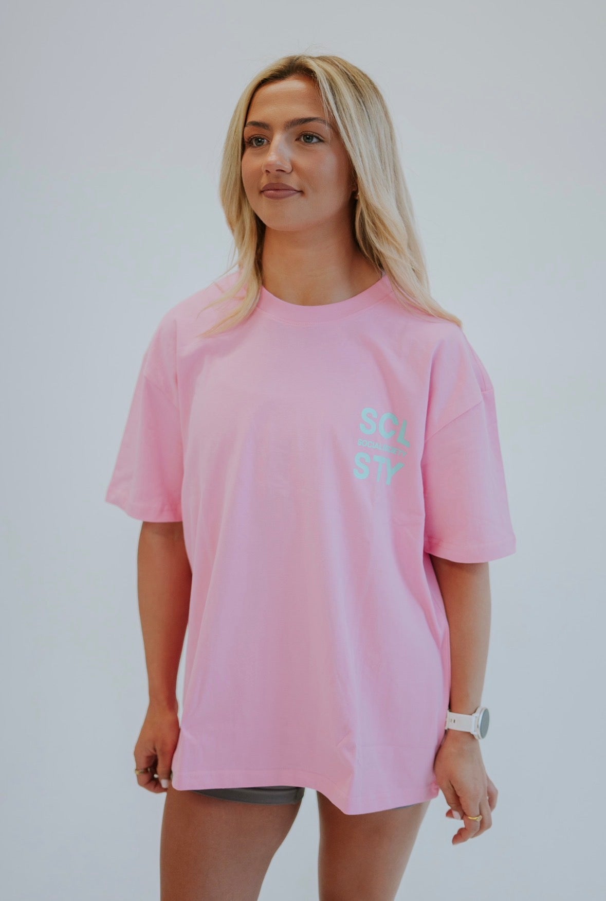 Oversized T-shirt - Pale Pink