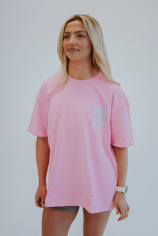 Oversized T-shirt - Pale Pink