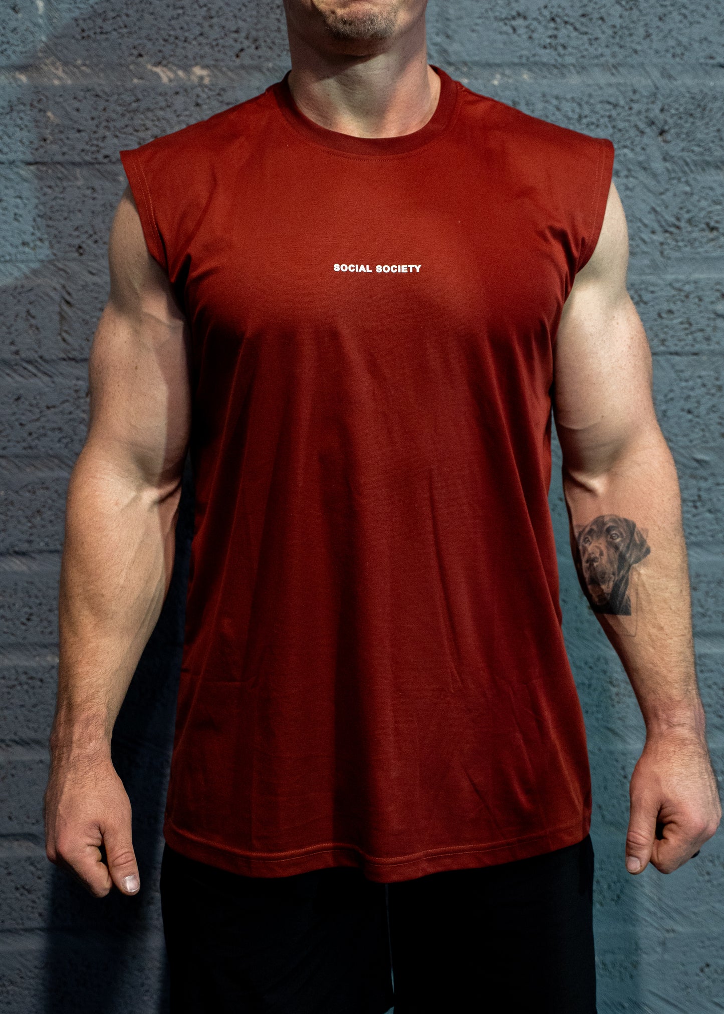 Sweat Tank - Deep Red