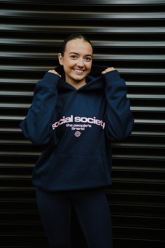 People’s brand hoodie - Navy