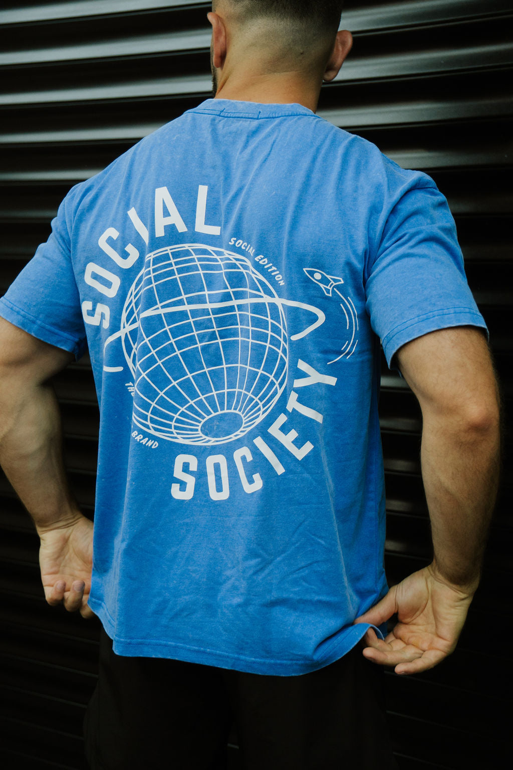 Oversized T-shirt - Royal blue