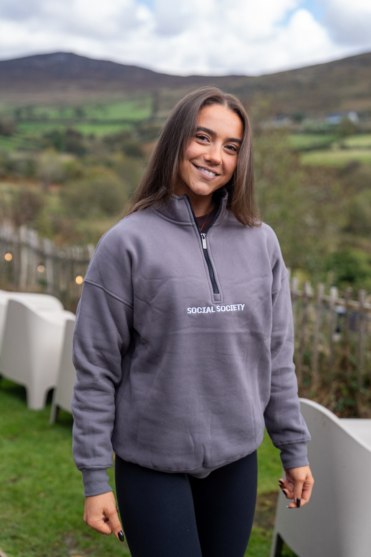 1/4 Zip - Charcoal