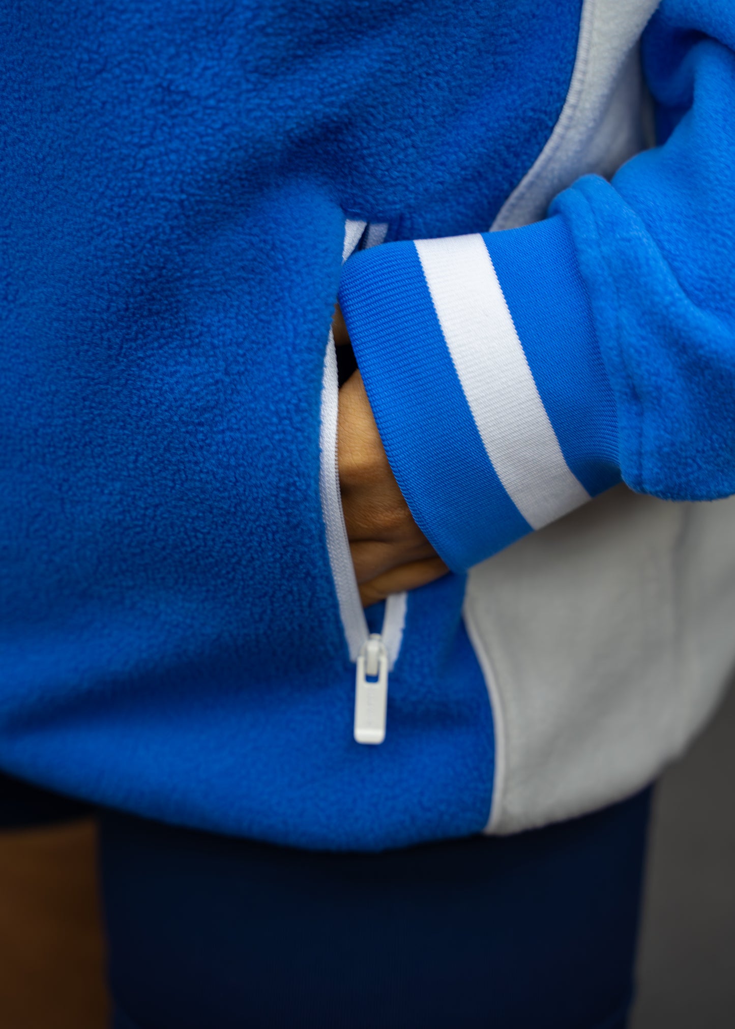 1/4 Zip Fleece - Blue