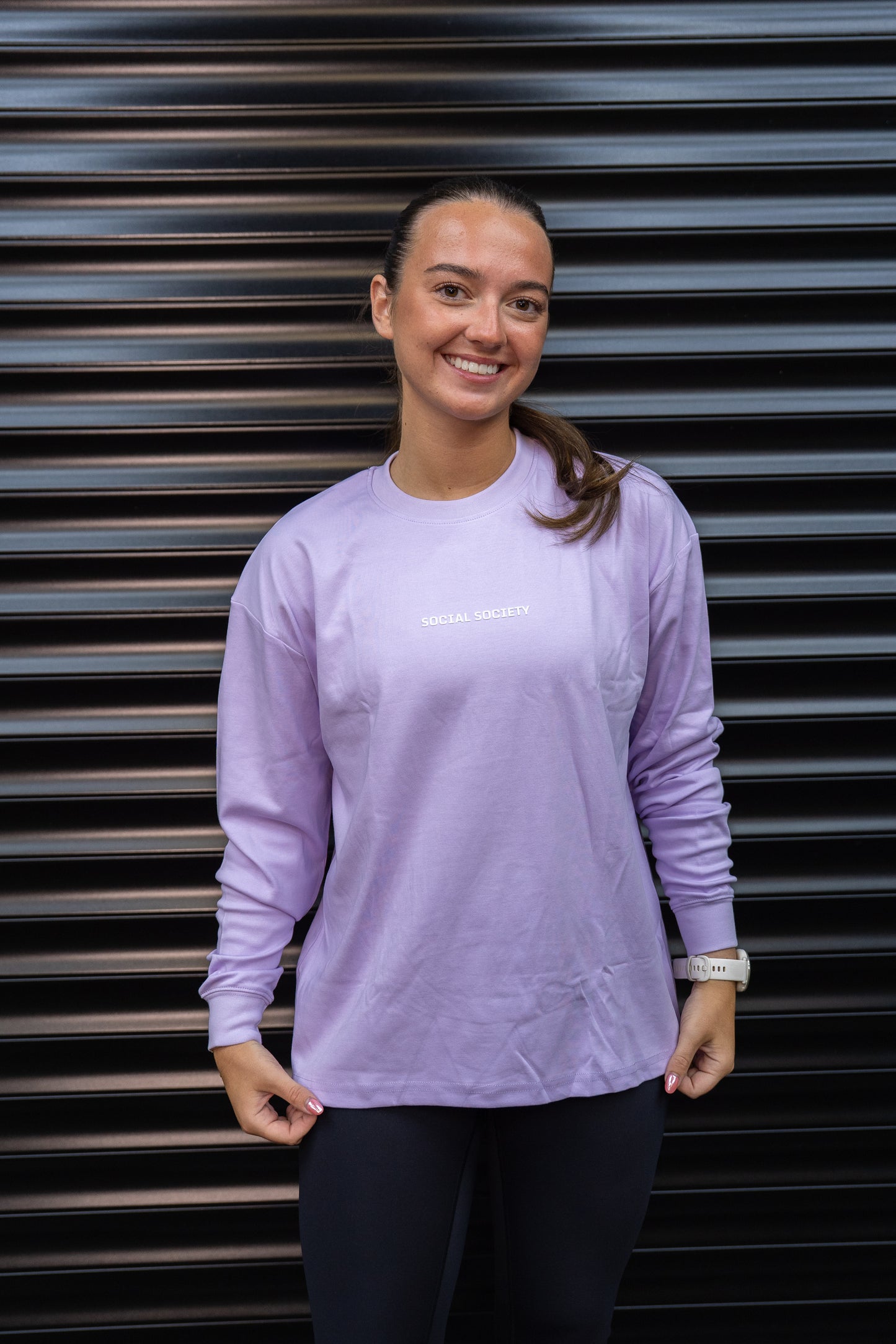 Long sleeve T-shirt - Violet