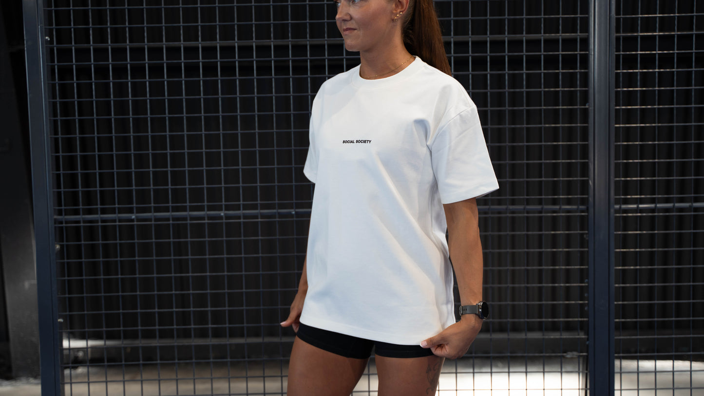 White - SOCIAL T - unisex