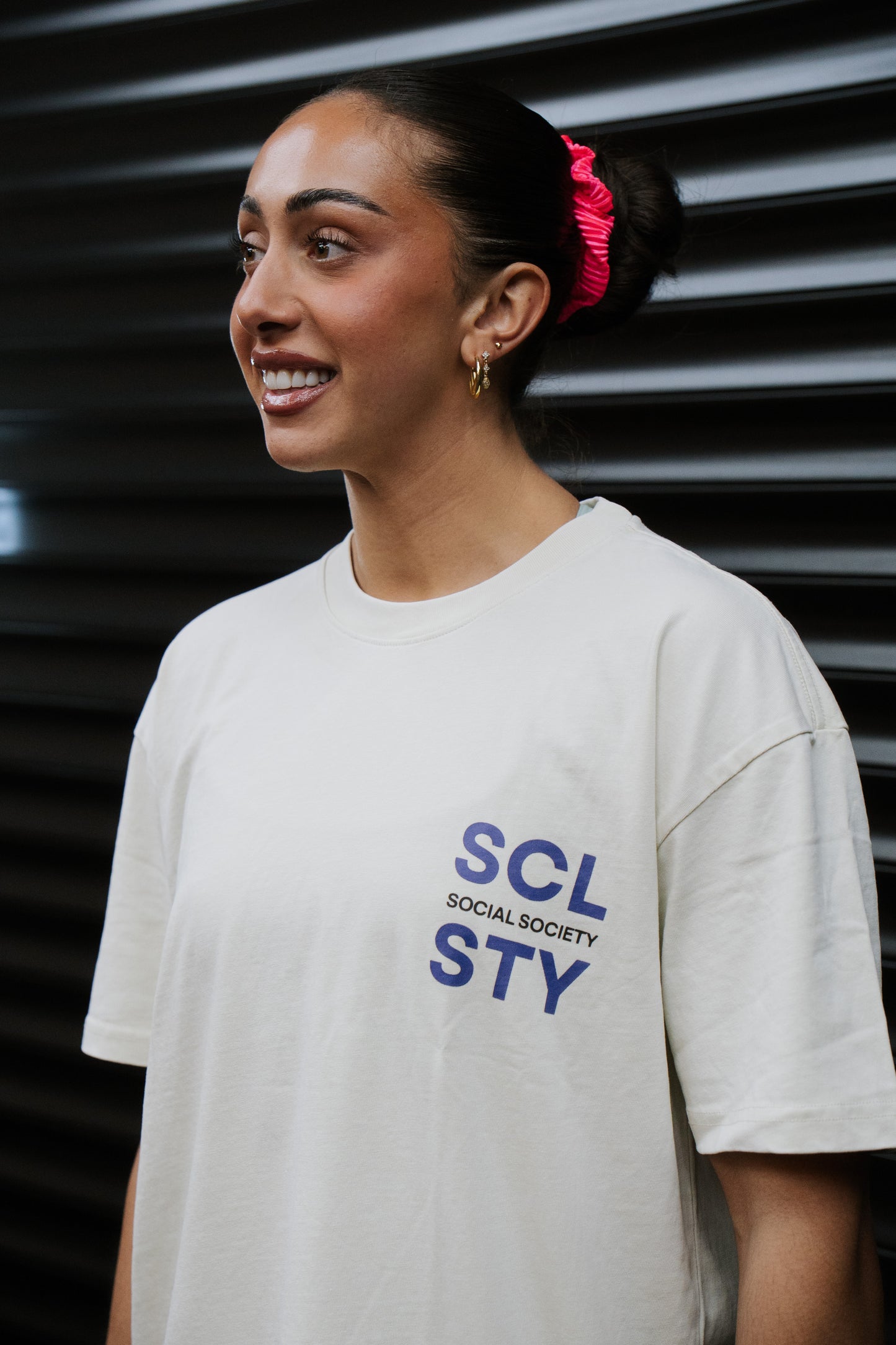 Off white + Purple - Tshirt