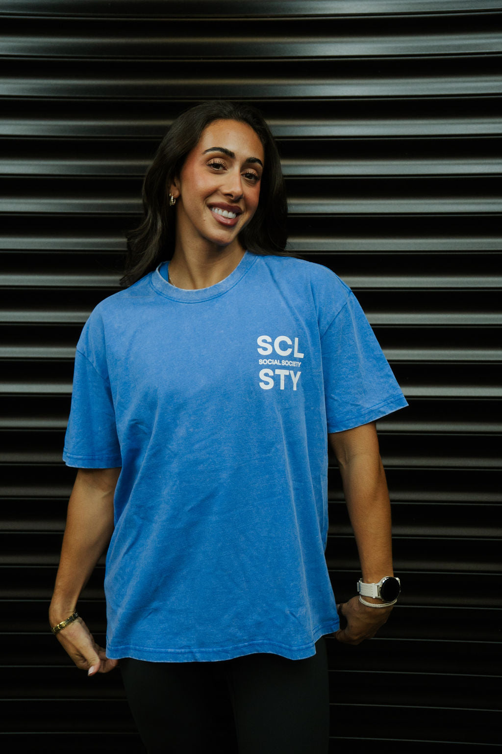 Oversized T-shirt - Royal blue