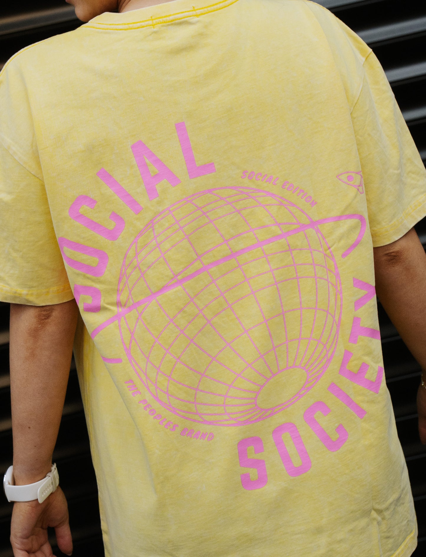 Yellow + Pink logo - Tshirts