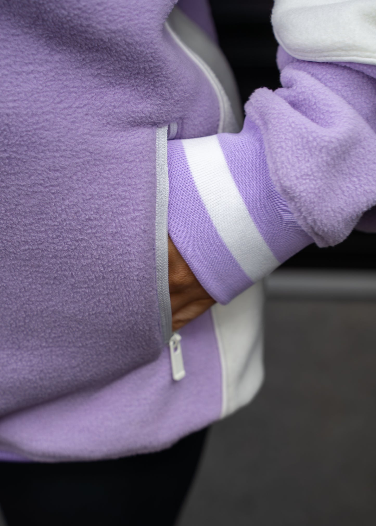 1/4 Zip Fleece - Violet