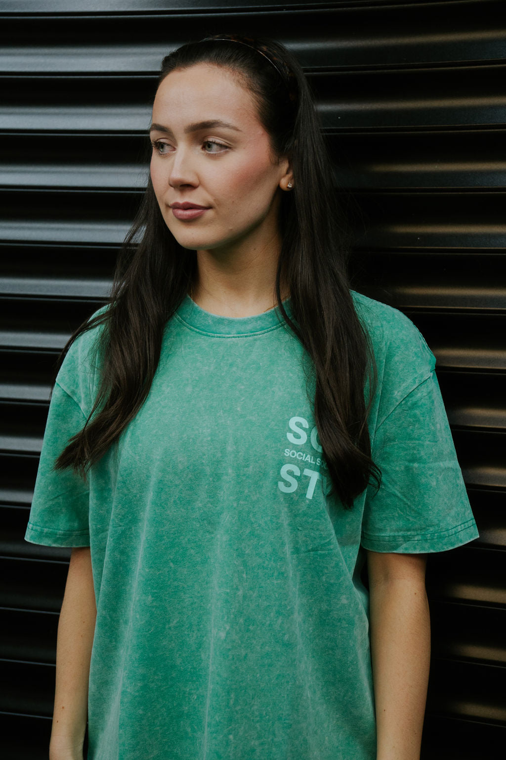 Oversized T-shirt- Green