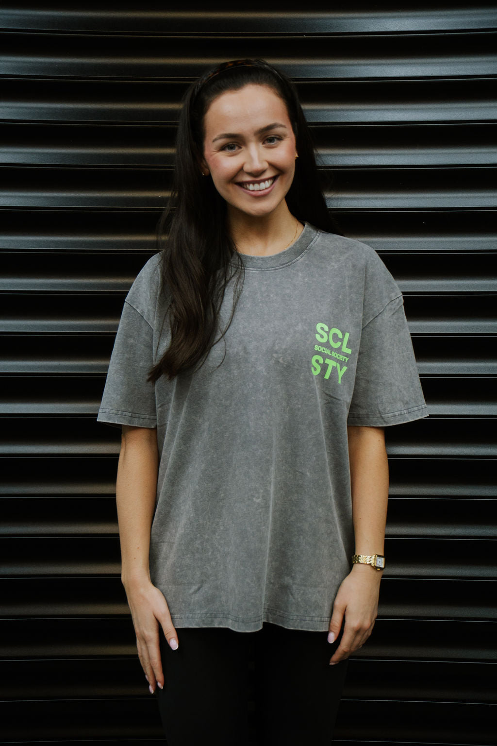 Oversized T-shirt - Charcoal