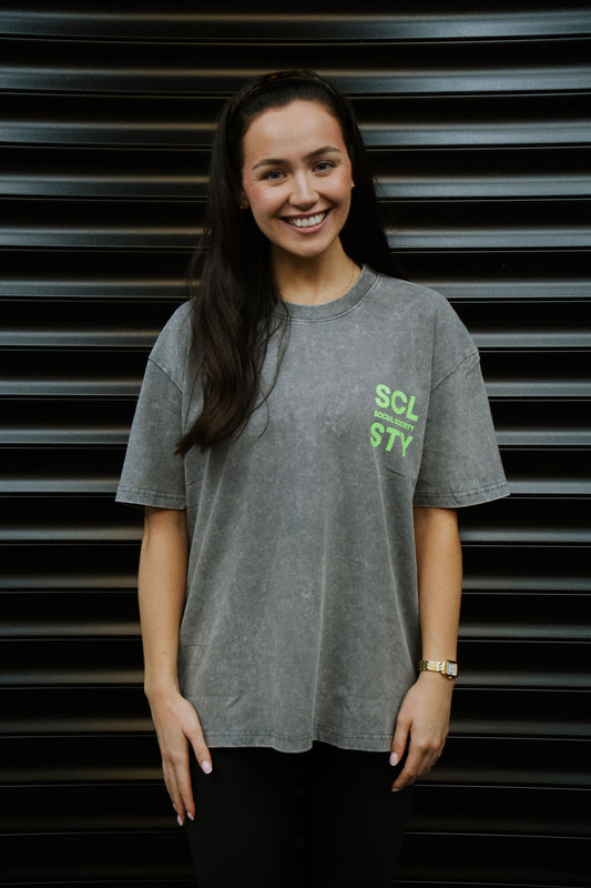 Oversized T-shirt - Charcoal