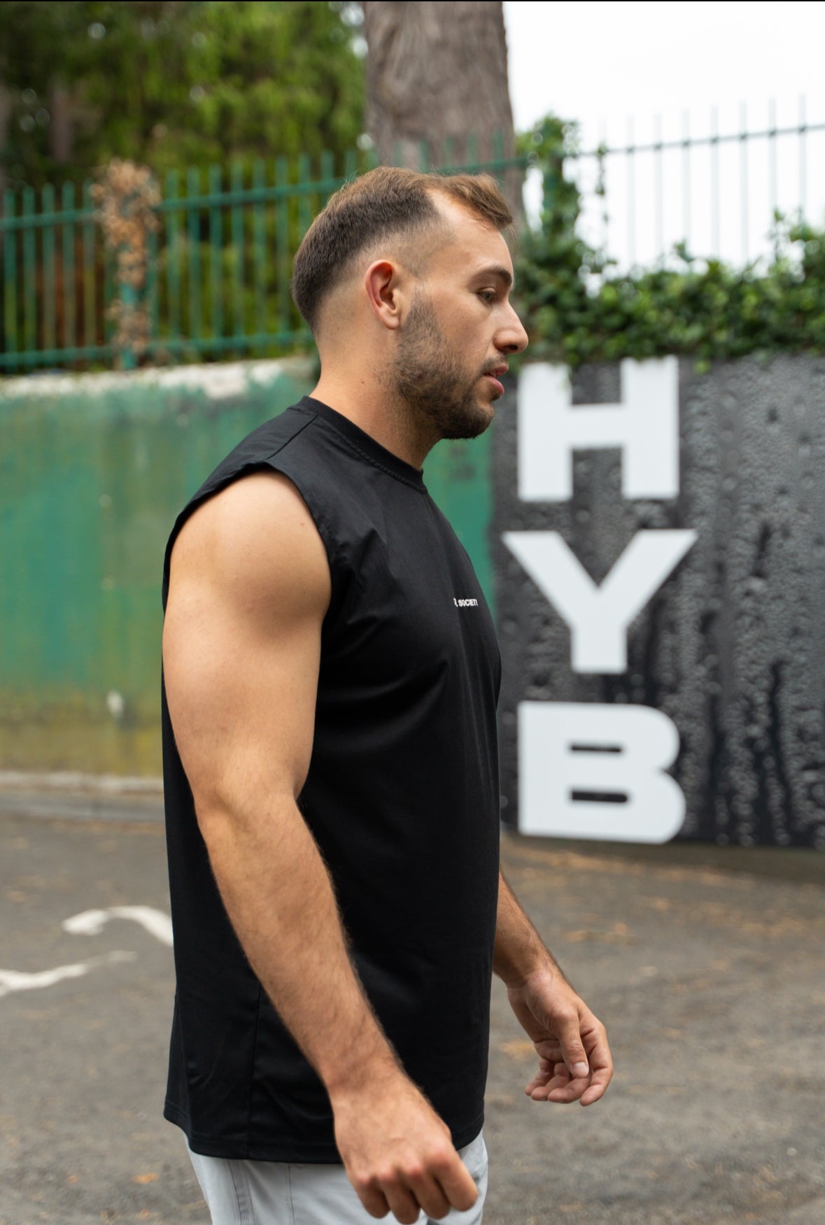 SWEAT TANK - Black
