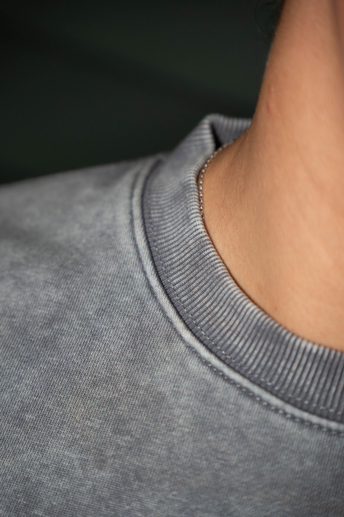 Stonewash jumper - Graphite Grey