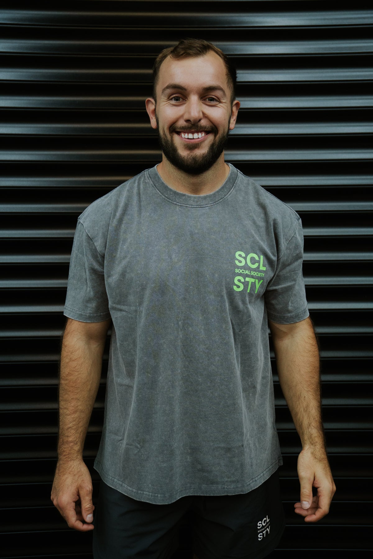 Oversized T-shirt - Charcoal