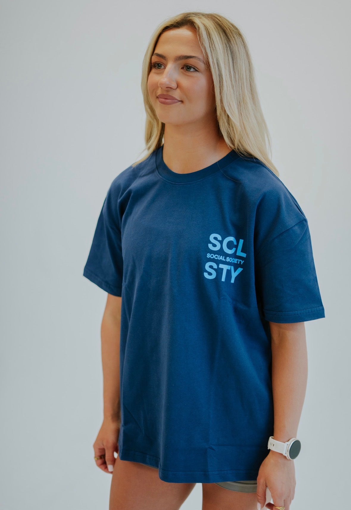 Oversized T-shirt - Dark blue